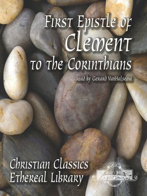 cover image of First Epistle of Clement to the Corinthians